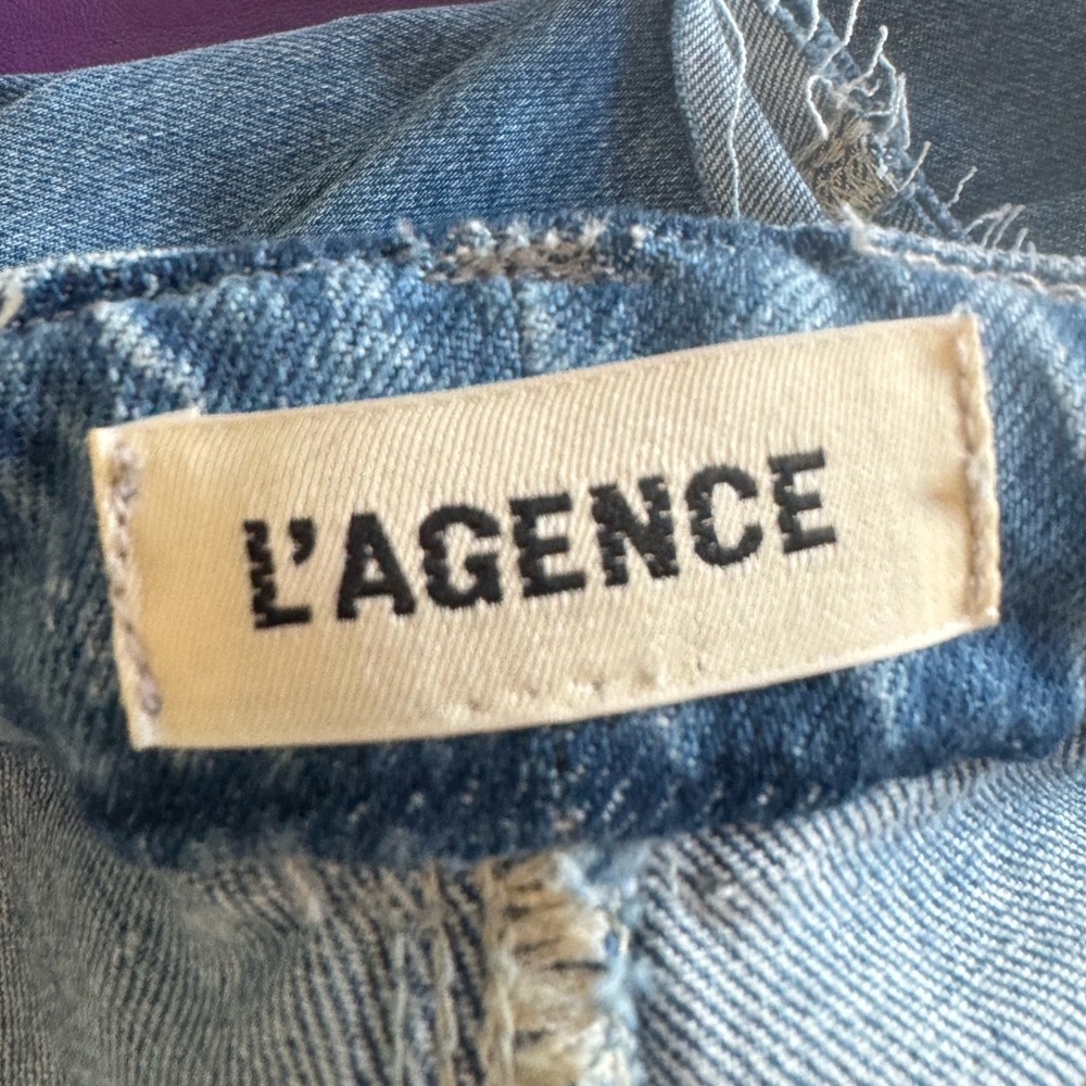 L'AGENCE Tiana Wide Leg Jeans - Picture 3 of 4